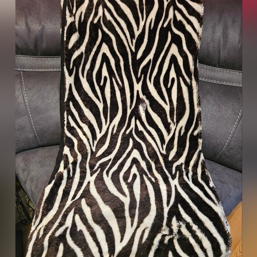 Zebra plush blancket‎